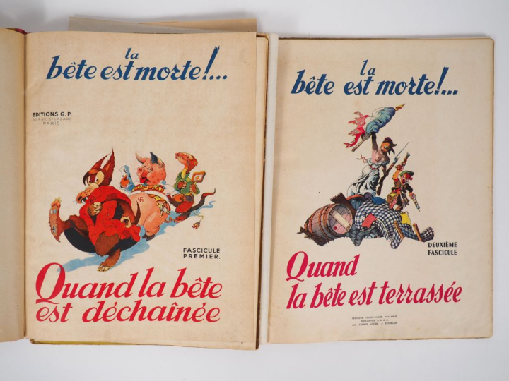 CALVO. LA BÊTE EST MORTE. La guerre mondiale chez les animaux. P., Édi
