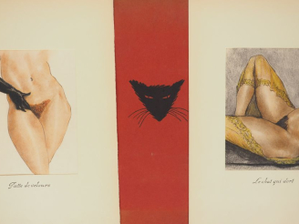 Vente aux enchères [CURIOSA]. CHIMOT (Édouard). LES CHATS. P., A l’Enseigne de l’auteur q