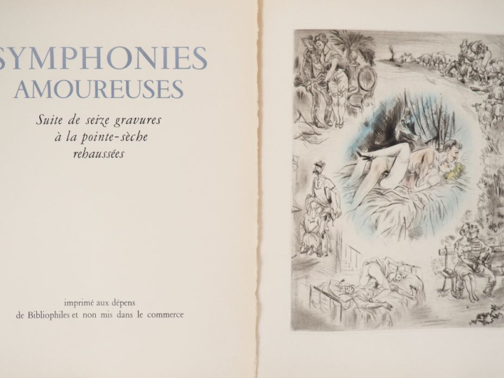[CURIOSA]. SYMPHONIES AMOUREUSES. Imprimé aux dépens de Bibliophiles e