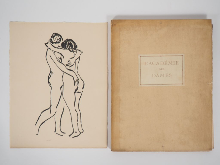 [CURIOSA]. [MARQUET (A.)]. L’ACADÉMIE DES DAMES. New-York, Sixty-Ninth