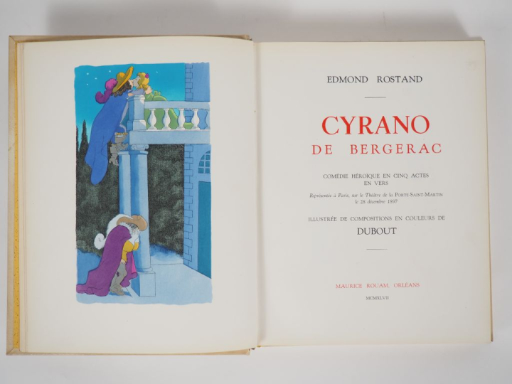 [DUBOUT]. ROSTAND (Edm.). CYRANO DE BERGERAC. Orléans, Rouam, 1947. Gr