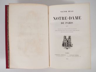 Vente aux enchères HUGO (Victor). NOTRE-DAME DE PARIS. Édition illustrée d'après les dess