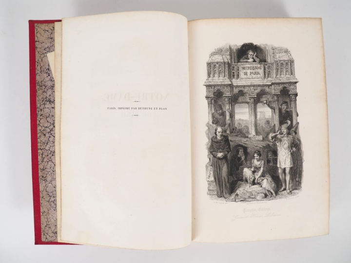 HUGO (Victor). NOTRE-DAME DE PARIS. Édition illustrée d'après les dess