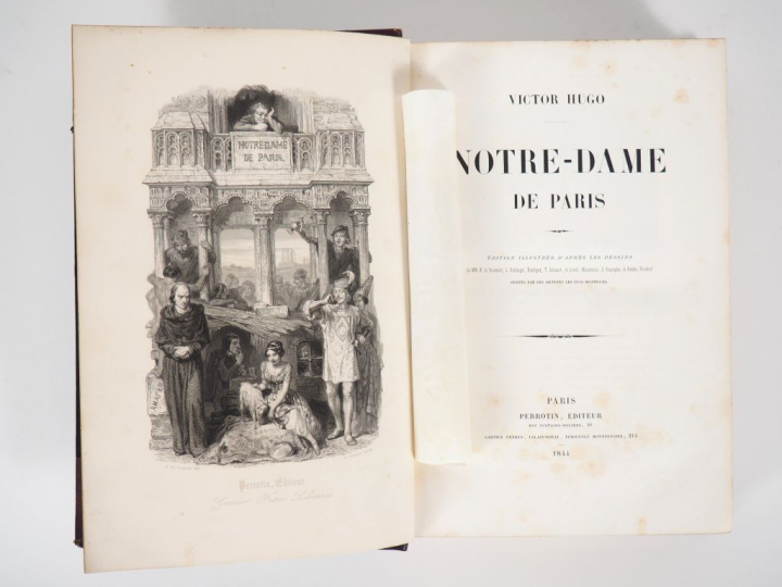 HUGO (Victor). NOTRE-DAME DE PARIS. Édition illustrée d'après les dess