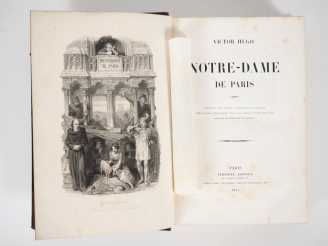 Vente aux enchères HUGO (Victor). NOTRE-DAME DE PARIS. Édition illustrée d'après les dess