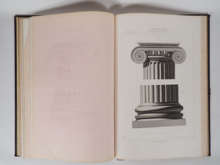 ROBINET aîné. COURS DE LAVIS du dessin d’architecture et des machines,