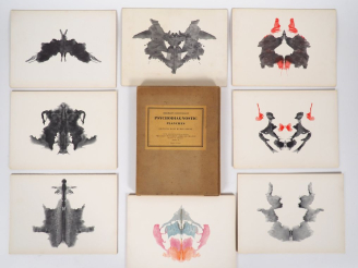 Vente aux enchères RORSCHACH (Hermann). PSYCHODIAGNOSTIC. Planches. Berne, Éditions Hans 