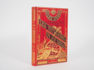 Vente aux enchères VERNE (Jules). LES VOYAGEURS DU XIXe SIÈCLE. 51 dessins par Léon Benet