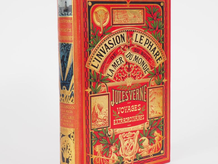 VERNE (Jules). L'INVASION DE LA MER - LE PHARE DU BOUT DU MONDE. Illus