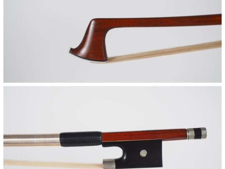 Archet de violon 	fait par Jean-Joseph Martin vers 1900 en pernambouc 
