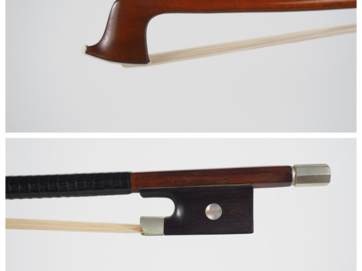 	Archet de violon 	fait dans les ateliers JTL en pernambouc monté mail