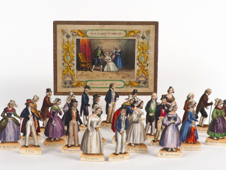 Vente aux enchères Jeu de société "La mariée de campagne", dans son coffret avec ses pièc