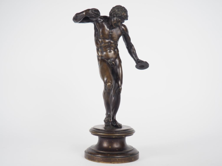 Ecole italienne du XVIIIème siècle d'après l'Antique "Faune dansant di