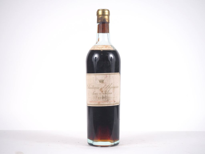 1 BOUTEILLE CHÂTEAU D'YQUEM 1er CCS SAUTERNES - 1928 - MEP/ELS 