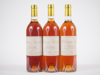 Vente aux enchères 3 BOUTEILLES CHÂTEAU VIOLET SAUTERNES - 1992 - ELS