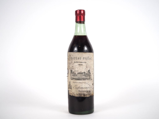 Vente aux enchères 1 BOUTEILLE CHÂTEAU FIGEAC ST ÉMILION MISE ESCHENAUER - 1945 - BON NIV