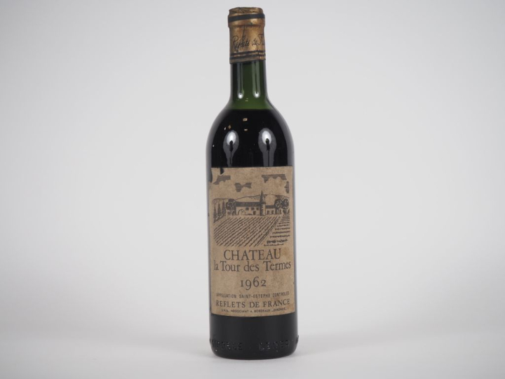 1 BOUTEILLE CHÂTEAU LA TOUR DES TERMES ST ESTÈPHE - 1962 - HEP 