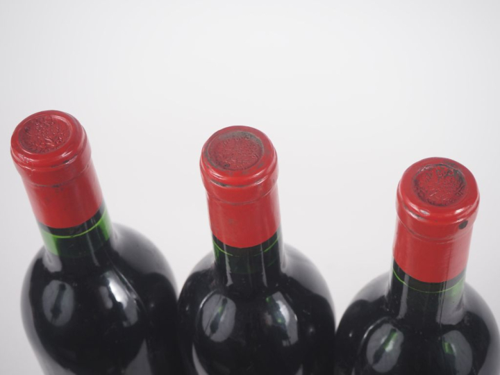 3 BOUTEILLES PORTAIL ROUGE GRAVES - 1967 - TRÈS BONS NIVEAUX/SE/BOUCHO