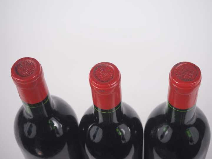 3 BOUTEILLES PORTAIL ROUGE GRAVES - 1967 - TRÈS BONS NIVEAUX/SE/BOUCHO