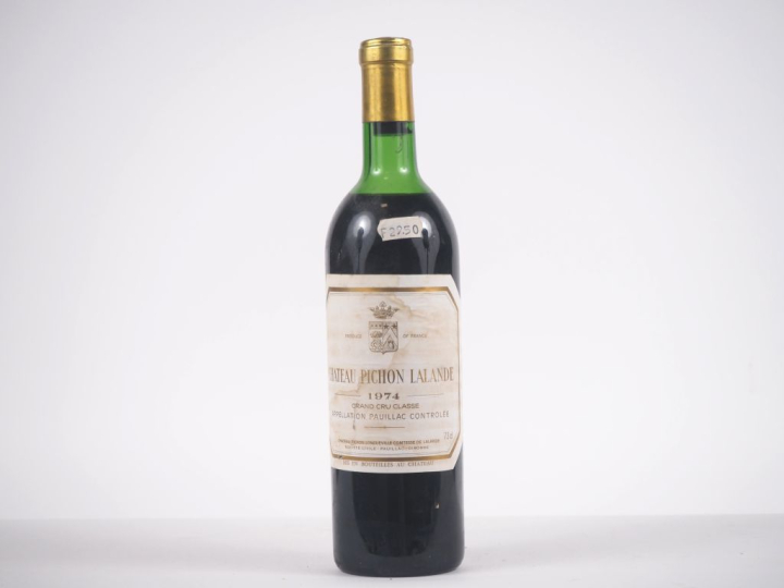 1 BOUTEILLE CHÂTEAU PICHON LALANDE GCC PAUILLAC - 1974 - HEP/ET 
