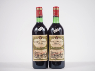 Vente aux enchères 2 BOUTEILLES CHÂTEAU VIGNEAU GRAVES - 1978 - 1 LB/1 ELT 