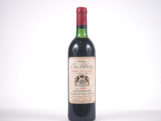 Vente aux enchères 1 BOUTEILLE CHÂTEAU COS LABORY GCC ST ESTÈPHE - 1982 - LB/ELS/ETLA/BOU