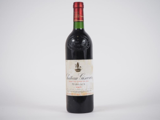 Vente aux enchères 1 BOUTEILLE CHÂTEAU GISCOURS GCC MARGAUX - 1985 - ES