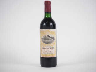 Vente aux enchères 1 BOUTEILLE CHÂTEAU PEDESCLAUX GCC PAUILLAC - 1987 - BG/ES