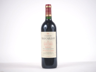 Vente aux enchères 1 BOUTEILLE CHÂTEAU MAUCAILLOU MOULIS - 1996