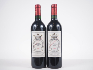 Vente aux enchères 2 BOUTEILLES CHÂTEAU MARQUIS D'ALESME GCC MARGAUX - 2000 