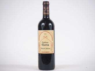 Vente aux enchères 1 BOUTEILLE CHÂTEAU GLORIA ST JULIEN - 2005 