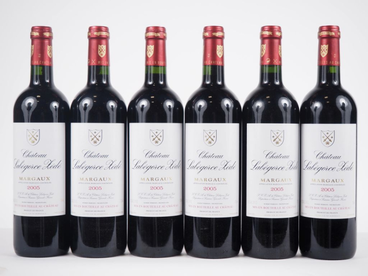 6 BOUTEILLES CHÂTEAU LABEGORCE ZÉDÉ MARGAUX - 2005 - CBO