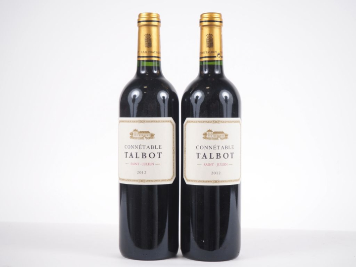 2 BOUTEILLES CONNÉTABLE TALBOT ST JULIEN - 2012
