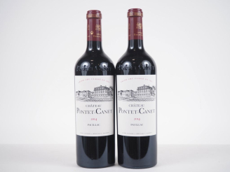 Vente aux enchères 2 BOUTEILLES CHÂTEAU PONTET CANET GCC PAUILLAC - 2014