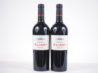 Vente aux enchères 2 BOUTEILLES CHÂTEAU CLINET POMEROL - 2017 