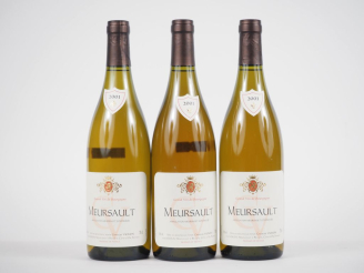 Vente aux enchères 3 BOUTEILLES MEURSAULT CHARLES VIGNON - 2001