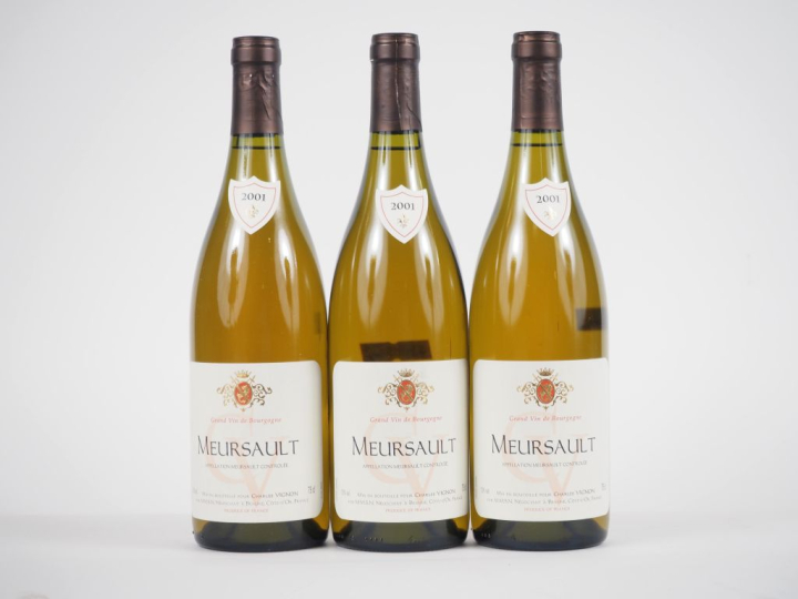 3 BOUTEILLES MEURSAULT CHARLES VIGNON - 2001