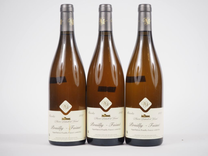 3 BOUTEILLES POUILLY FUISSÉ MAURICE BIDOUILH DE VERNEUIL - 2007 - 1 EL