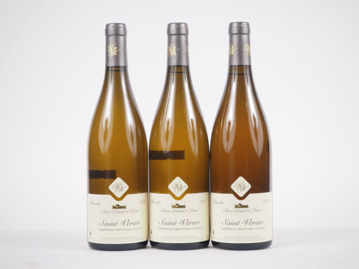 3 BOUTEILLES SAINT VÉRANT MAURICE BIDOUILH DE VERNEUIL - 2007 