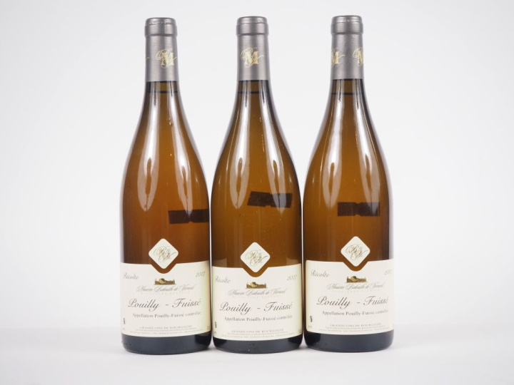 3 BOUTEILLES POUILLY FUISSÉ MAURICE BIDOUILH DE VERNEUIL - 2007