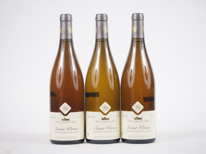 3 BOUTEILLES SAINT VÉRANT MAURICE BIDOUILH DE VERNEUIL - 2007