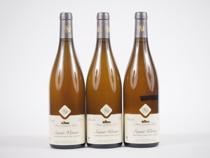3 BOUTEILLES SAINT VÉRANT MAURICE BIDOUILH DE VERNEUIL - 2007