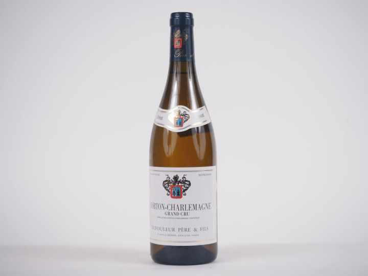 1 BOUTEILLE CORTON CHARLEMAGNE GC DUFOULEUR PÈRE   FILS - 2008