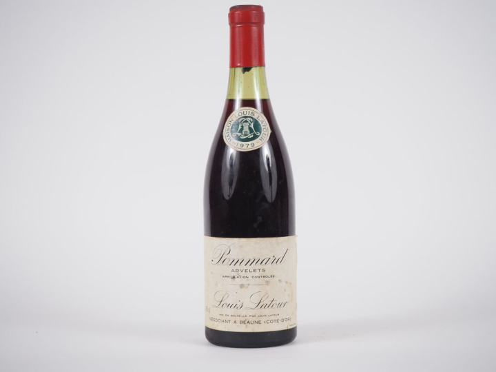1 BOUTEILLE POMMARD 1er CRU "ARVELETS" LOUIS LATOUR - 1979 - 2,8 CM