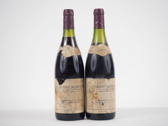 Vente aux enchères 2 BOUTEILLES VOSNE ROMANÉE 1ER CRU "LES SUCHOTS" DOMAINE CHANTAL LESCU
