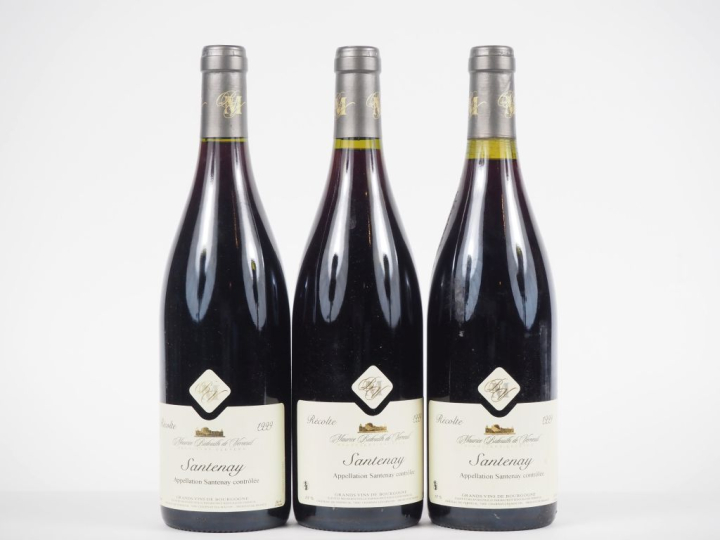 3 BOUTEILLES SANTENAY MAURICE BIDOUILH DE VERNEUIL - 1999