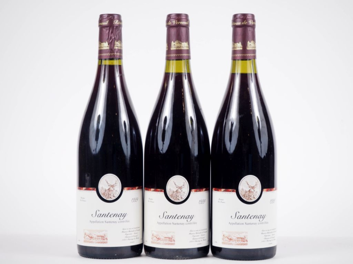3 BOUTEILLES SANTENAY MAURICE BIDOUILH DE VERNEUIL - 1999