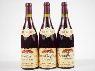 Vente aux enchères 3 BOUTEILLE PERNAND VERGELESSES 1er CRU "LES FICHOTS" BOUDIER PÈRE ET 