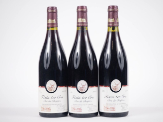 Vente aux enchères 3 BOUTEILLES FIXIN 1er CRU "CLOS DU CHAPITRE" MAURICE BIDOUILH - 2004