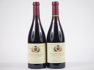 Vente aux enchères 2 BOUTEILLES VOUGEOT 1er CRU "CLOS DE LA PERRIÈRE" PIERRE LAFOREST - 2